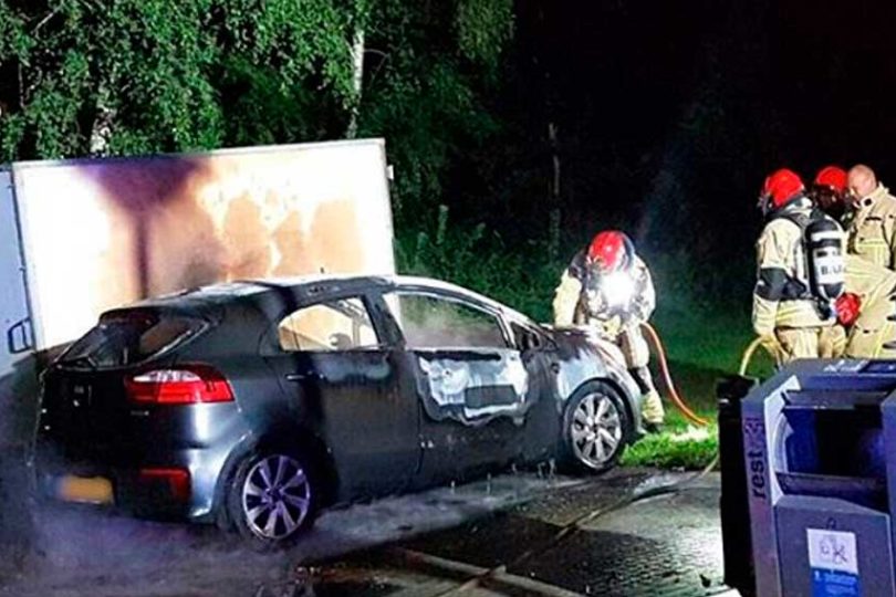 Diemen Vluchtauto