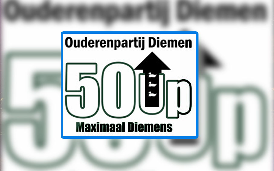 Ouderenpartij Diemen trapt campagne af bij Albert Heijn