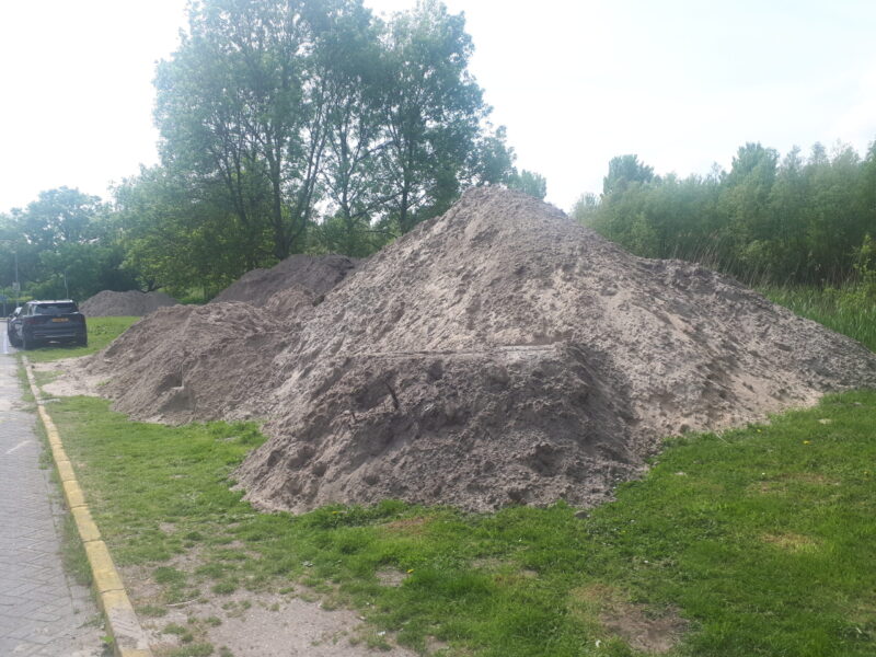 Groenstrook Diemen-Noord veranderd in duinlandschap